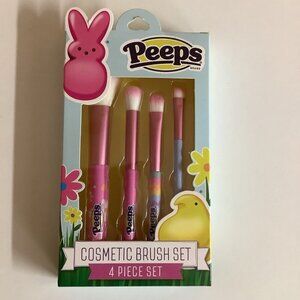 Peeps Cosmetic Brush Set, 4 piece Set, 2025, Taste Beauty New In Box